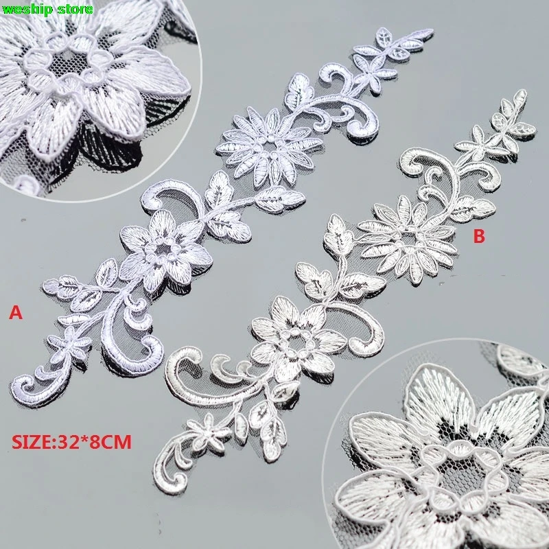 2017 г. Новинка сделай сам 3D Белый транспорт кость кружево цветы одежда аксессуары