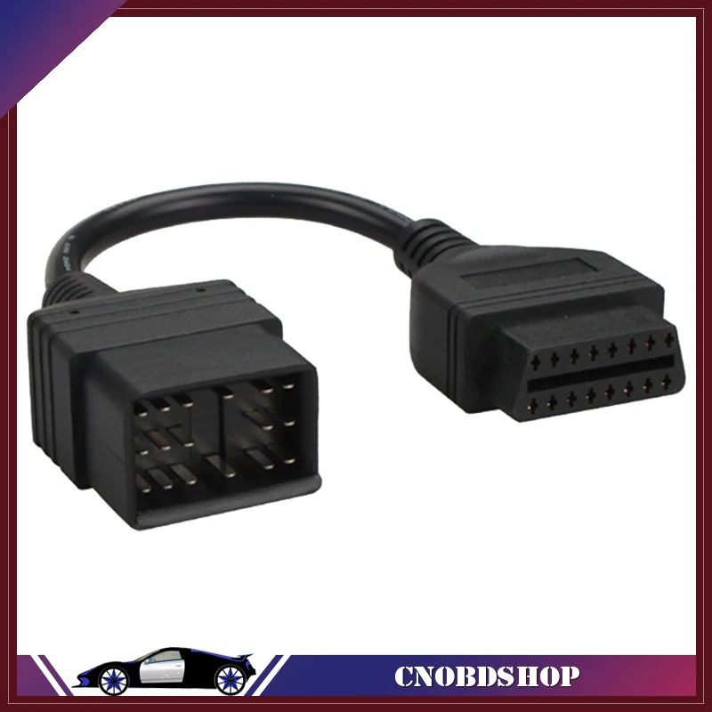 Для Toyota 17 Pin до 16 OBD OBD2 адаптер кабель диагностический интерфейс штырьевой OBDII