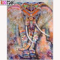 daimond painting 5d full square round elephant mandala art picture diamond painting rhinestone crystal cross stitch mosaic
