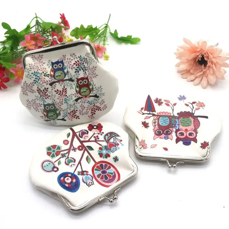 Vintage Women Coin Purse Small Owl Hasp Wallet Change Pouch Clutch Card Holder Brown Dropshipping Wholesale ND | Багаж и сумки