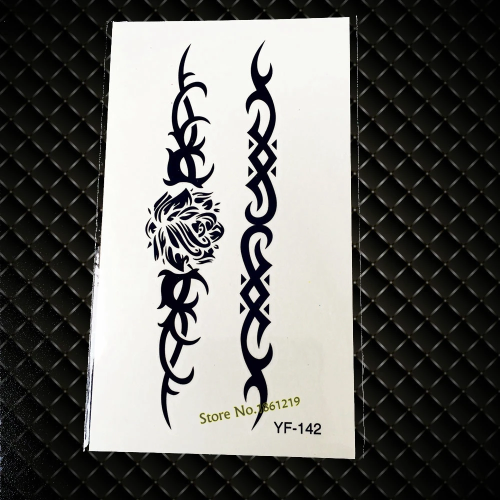 Сексуальная леди ночной клуб Тело Макияж рука нога татуировка стикер GYF-142 Роза