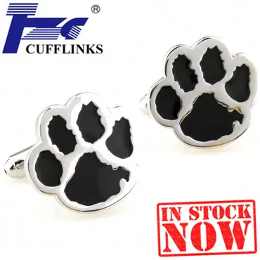 Запонки с черными медвежьими лапами запонки 2 пары бесплатная доставка