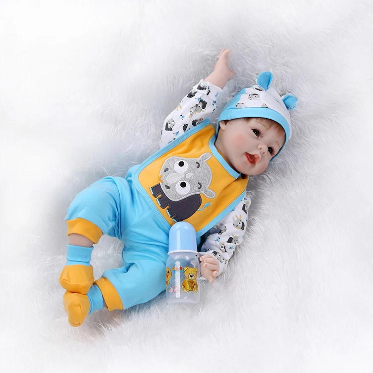 NPK reborn doll силиконовые виниловые игрушки Мягкое хлопковое туловище с высококачественное моделирование Детская кукла импортный мохер