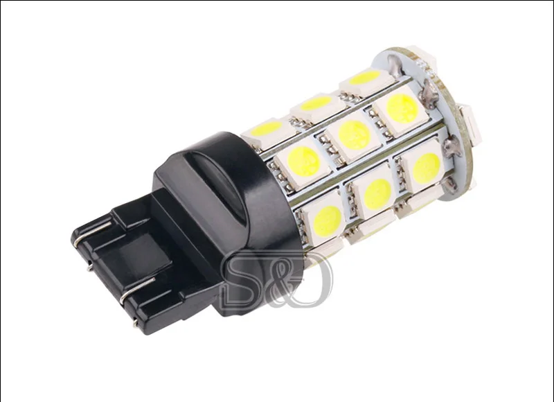 2 шт. T20 7443 W21/5 Вт светодиодный 27 SMD 5050 автомобильный тормоз обратный стояночный
