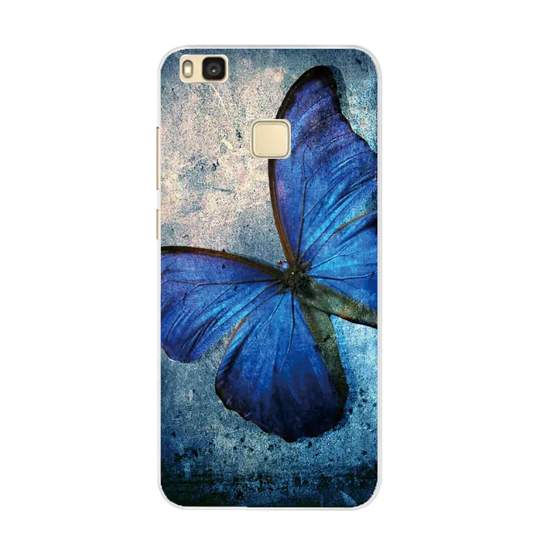 For Cover Huawei P9 Lite Case Cute Animal Black Silicone Soft TPU for Funda 2016 P 9 P9Lite Phone Back Cases |
