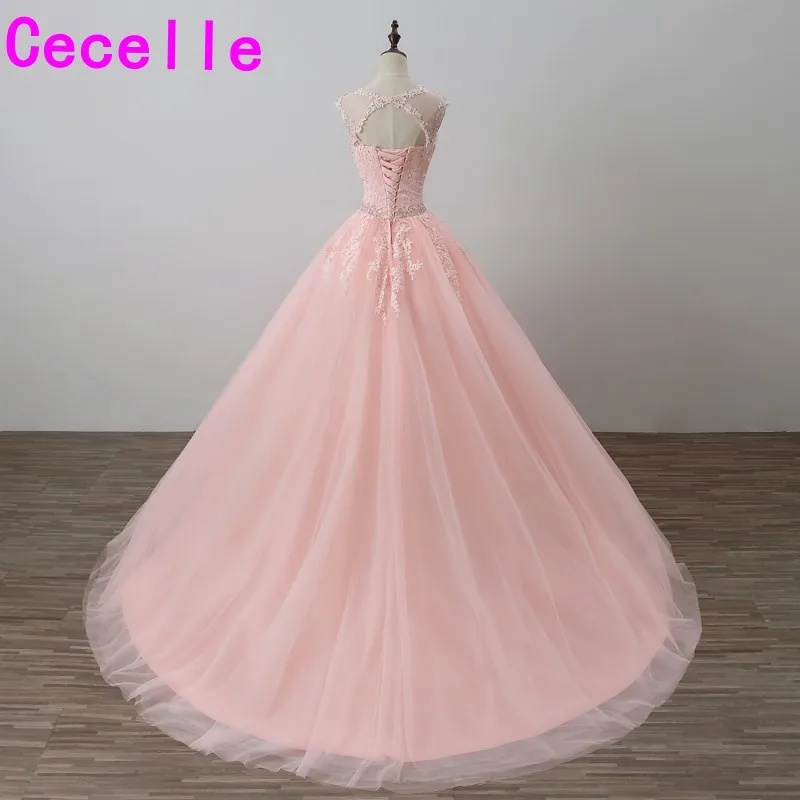 2019 бальное платье Принцесса Выпускные платья без рукавов бисерные Кружевные