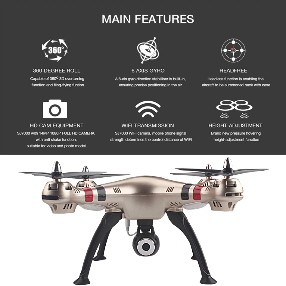 SYMA X8W X8G X8HG X8HW FPV RC Дрон с H9R 4 K/1080 P wifi камера HD 2 4G 4CH 6 Axis Квадрокоптер Вертолет VS MJX