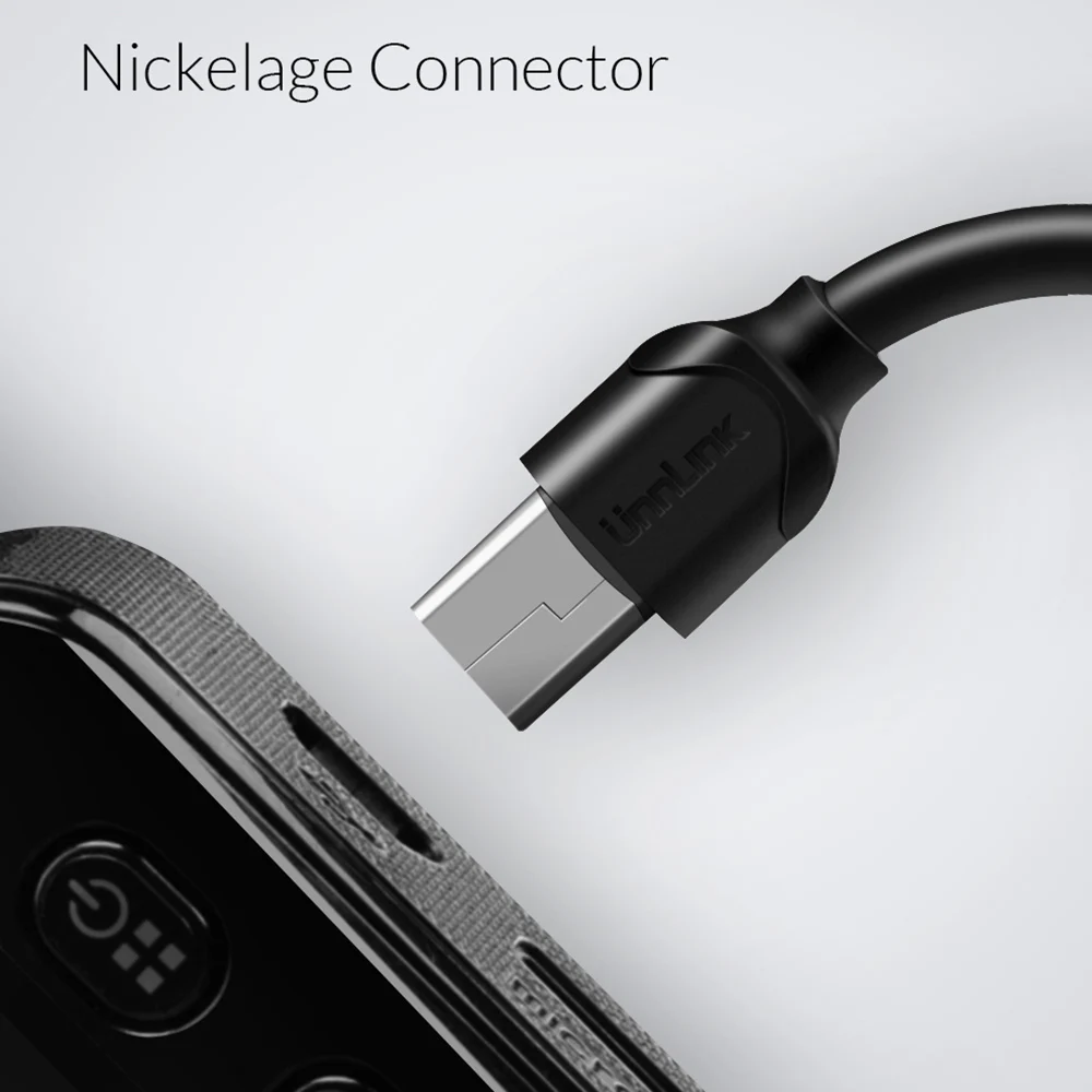 Кабель питания Unnlink Mini USB 3 5 м В 2 А медный провод шнур для автомобиля GPS