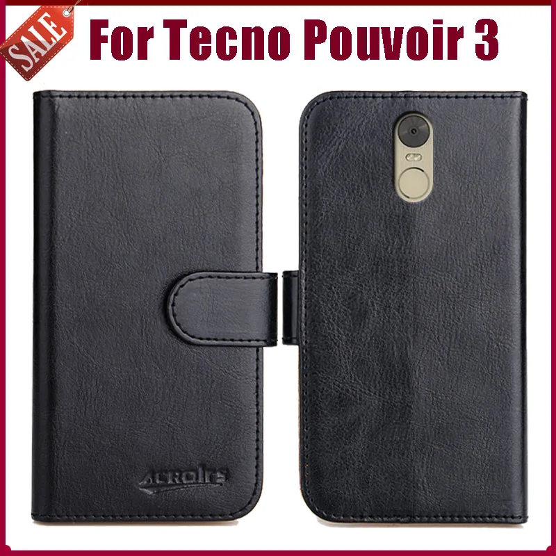 

Роскошный кожаный чехол-книжка для Tecno power 3, чехол 100% дюйма, специальный кошелек, чехол, держатель для карт, искусственная сумка