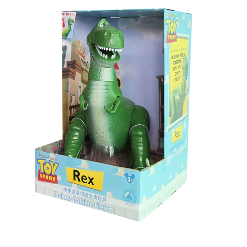 Dinosaur Have Box 43 см История Игрушек 4 говорящая игрушка Вуди Базз фигурки модель игрушки Детский Рождественский подарок - Цвет: Dinosaur Have Box