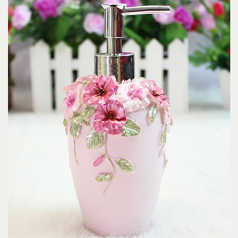 Креативная полимерная бутылка для жидкого мыла с лосьоном из смолы ванной