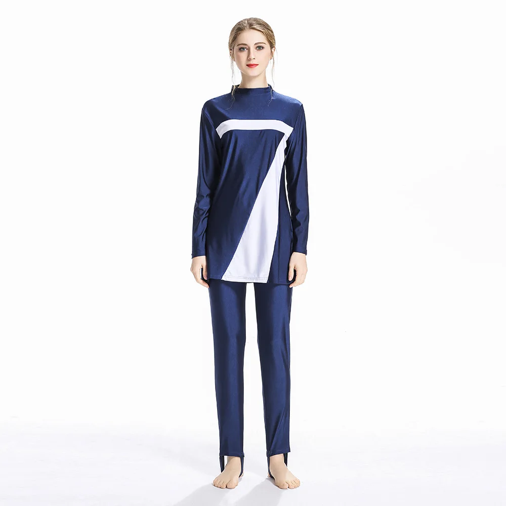 Large Size 2019 Women Full Cover Burkini Muslim Swimwear Islamic Conservative Swimsuit Hijab Women's Swimming suit 6XL | Спорт и