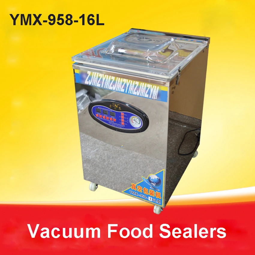 

1 шт. 20L еды вакуумный упаковщик, вакуумные упаковочные машины вакуумной камере, алюминий, для упаковки пищевых продуктов на рис чай вакуум-з...