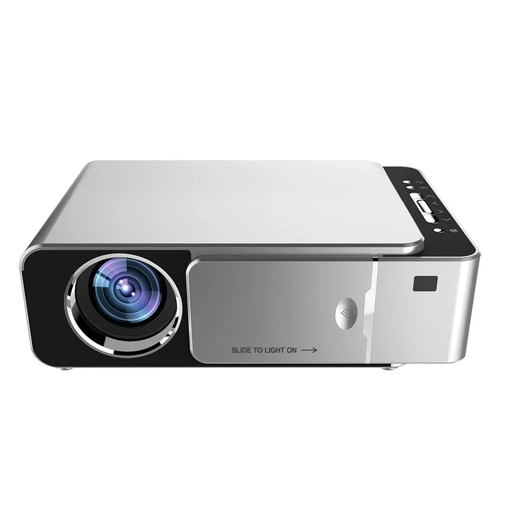 US plug Мини светодиодный проектор full hd 720p проектор 2600 люменов Android USB HDMI VGA AV домашний кинотеатр 1280x720 Короткофокусный проектор - Цвет: US plug