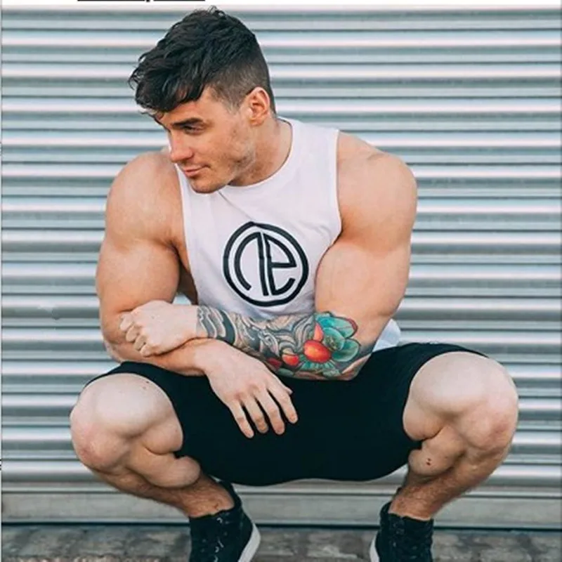Sports vest wicking breathable fitness sleeveless training | Спорт и развлечения