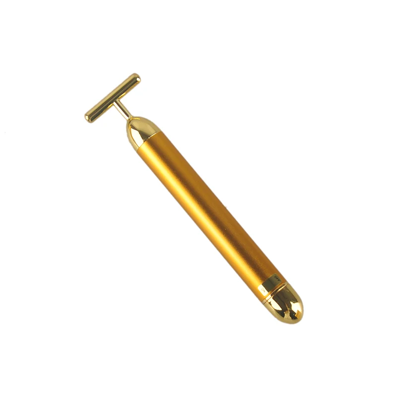 Роликовый массажер для лица 24 К золота с вибрацией|stick gold|stick roller massagerstick massage |