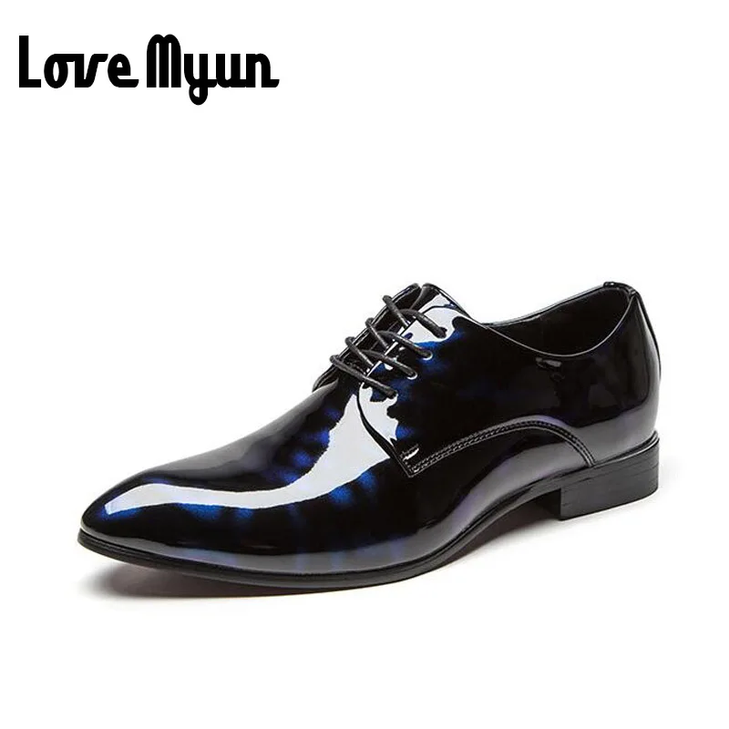 Brend/2018 новые весенние мужские модные кожаные туфли большого размера Повседневные