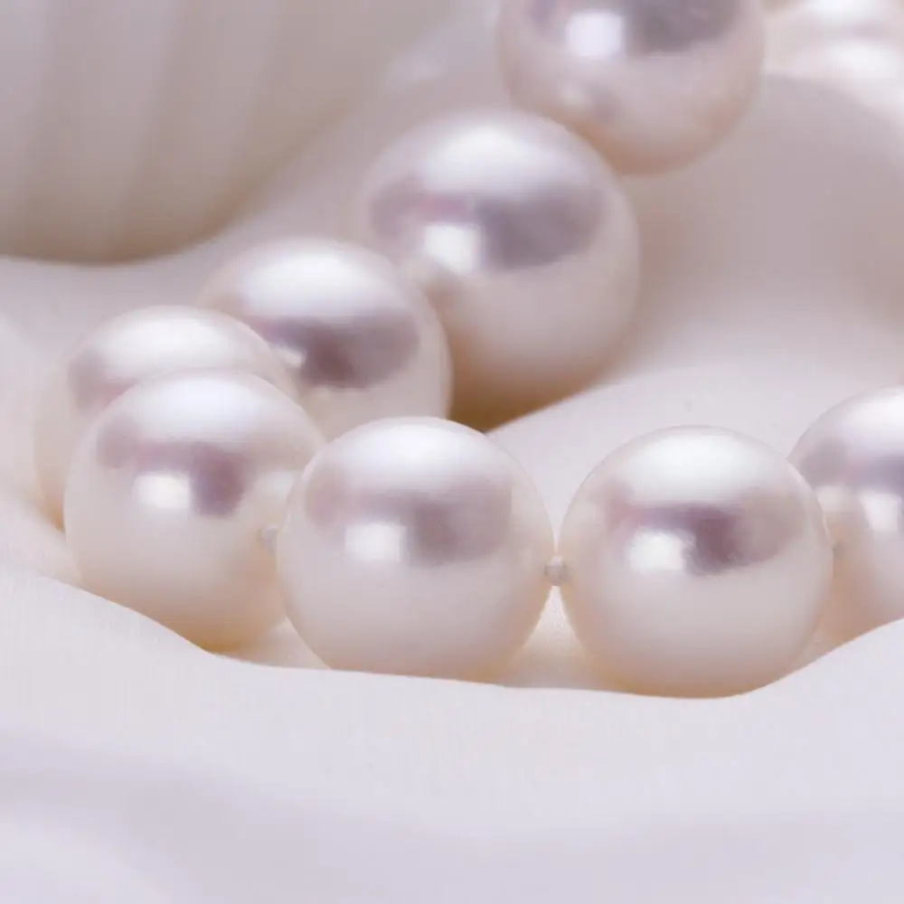 Женское ожерелье из серебра 925 пробы 13 16 мм|freshwater pearl jewelry|silver realpearl jewelry |