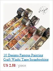 Happy Couple Cartoon PVC Washi Tape Storage Board Creative DIY Tool Japanese Masking Tape Carry Tools for Hobo Notebooks