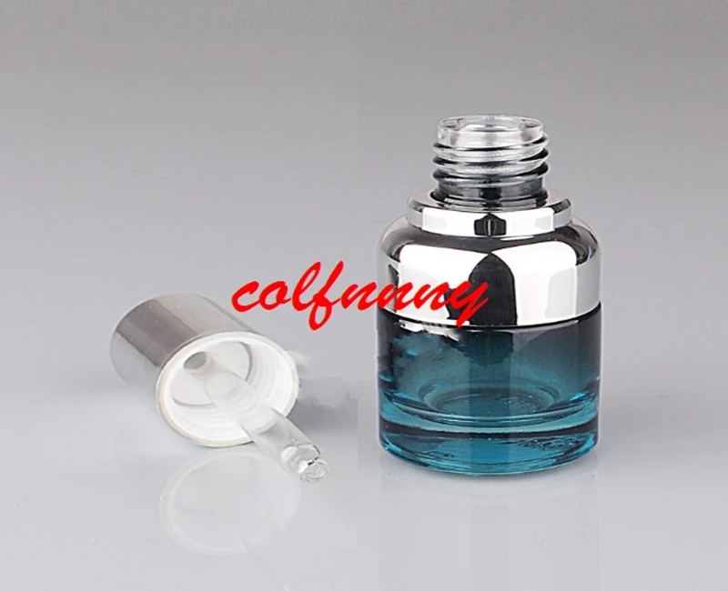 50pcs/lot 20ml Glass Essential oil bottle / Gold press lid glass dropper Serum hyaluronic acid cosmetic container | Красота и