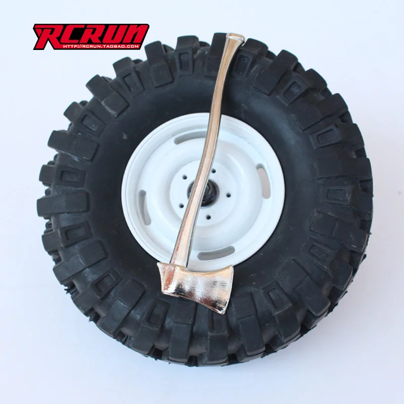 Металлический топор RCRUN модель огненного топора детали для украшения подходит 1:10