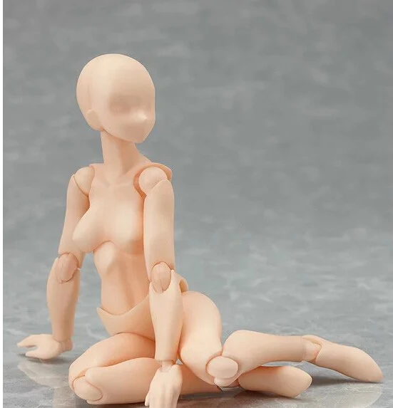 Экшн фигурка Archetype He She Figma подвижные 14 5 см хорошая Коллекционная игрушечная