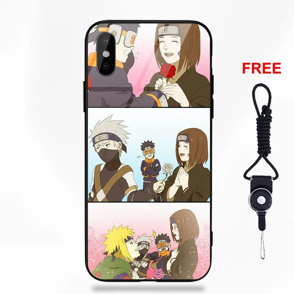 Наруто Obito Какаши для Apple iPhone 5 5C 5S SE 6 S 7 8 плюс X XS Max XR телефон Мягкий ТПУ чехол +