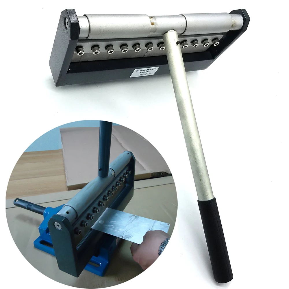 Ручная гибочная машина для стальных листов Настольная небольшая рабочая сталь