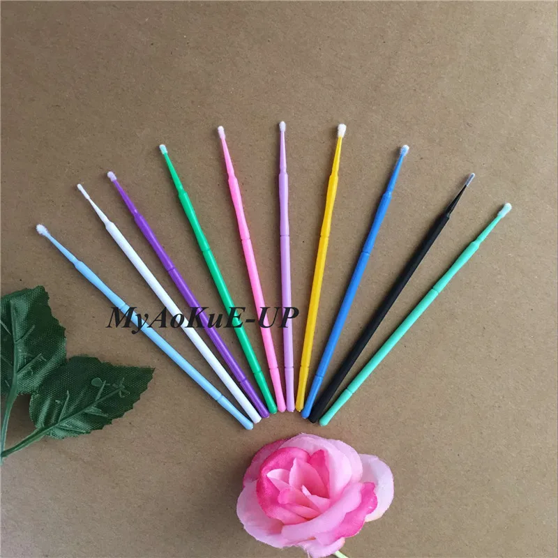 Одноразовые кисти для макияжа Микро Кисти инструменты наращивания ресниц 300