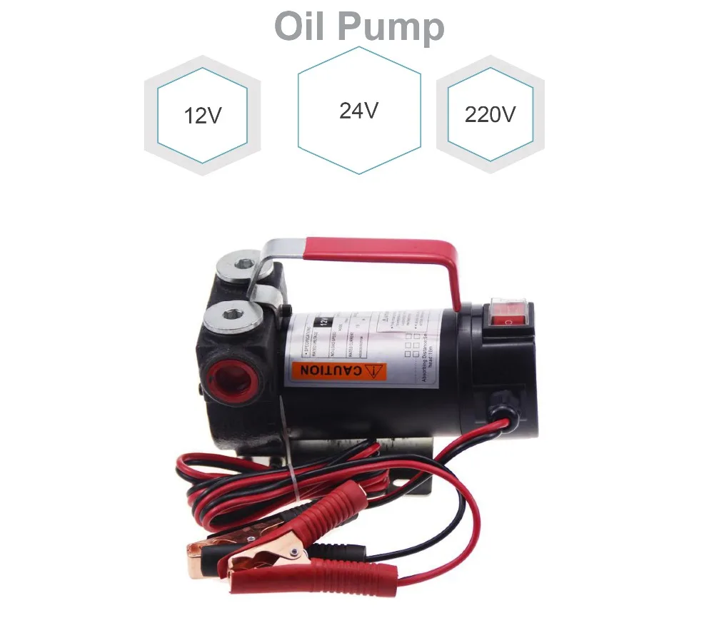 DC 12V светодиодные ленты Портативный топлива для дизельного топлива насос для перекачки масла самовсасывающие комплект 45L/мин 200 Вт Лучшая цена