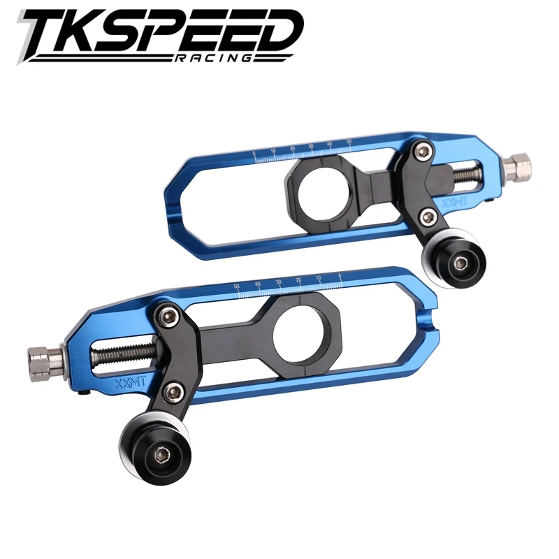 CNC аксессуары для мотоциклов Задняя Ось шпинделя цепи регулятора блоков