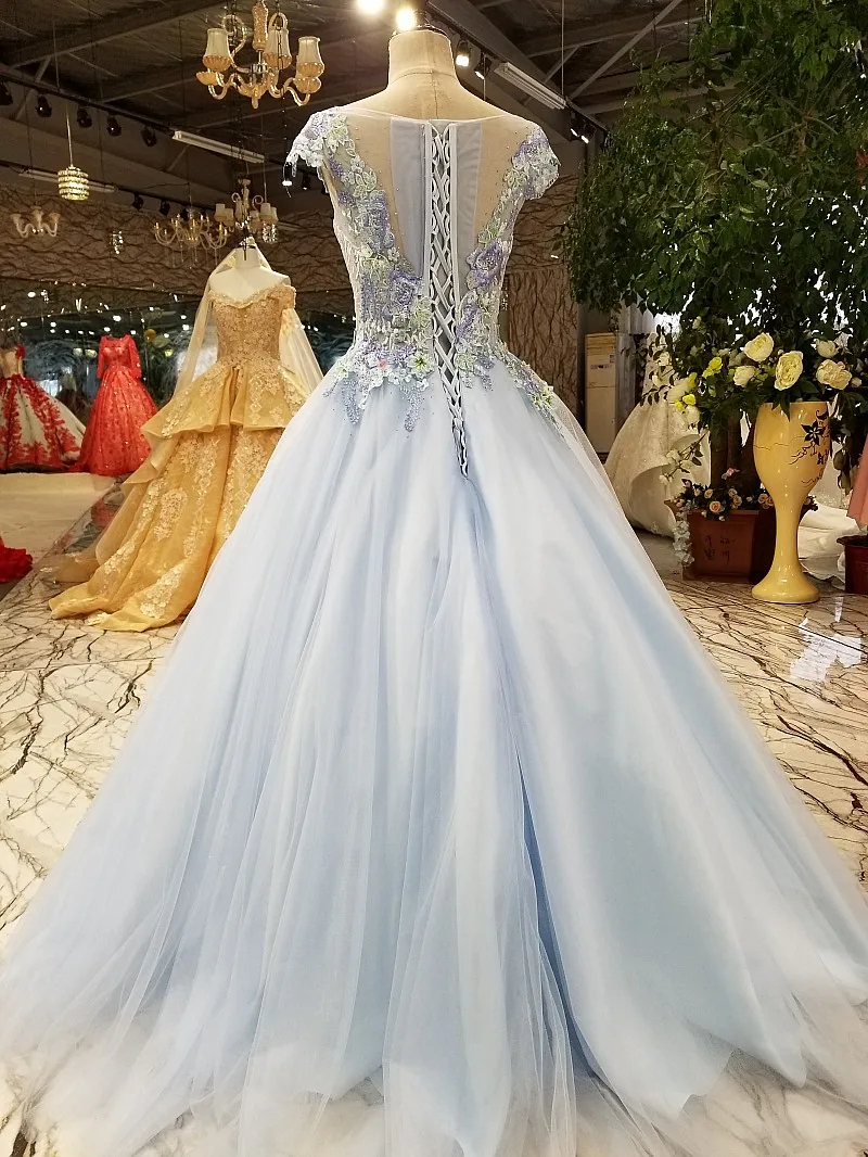 LS54689 2018 новый дизайн A line простой вечернее платье с длинным рукавом короткими