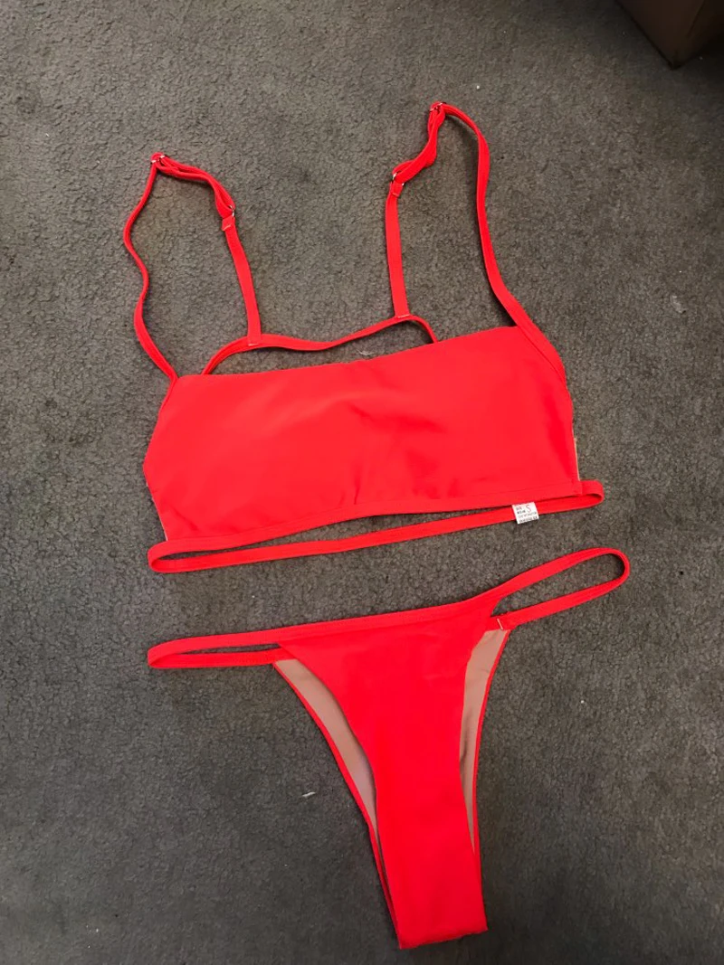 Женский купальник бикини с пуш ап бразильский Летний Пляжный купальный костюм