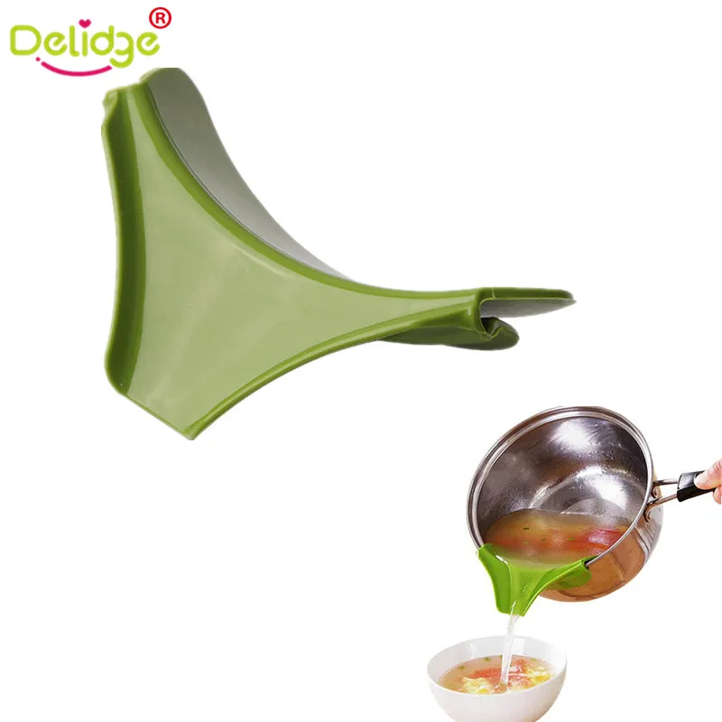 Delidge 1 шт. кухонная Воронка держатель для кастрюли дефлектор розлива продуктов