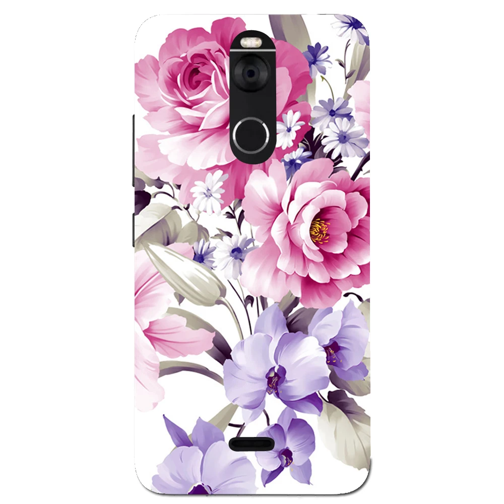 H Чехол из мультфильма волк король животное краска Мягкий силиконовый чехол для Fly FS520 Selfie 1 задняя крышка корпус сумка - Цвет: H