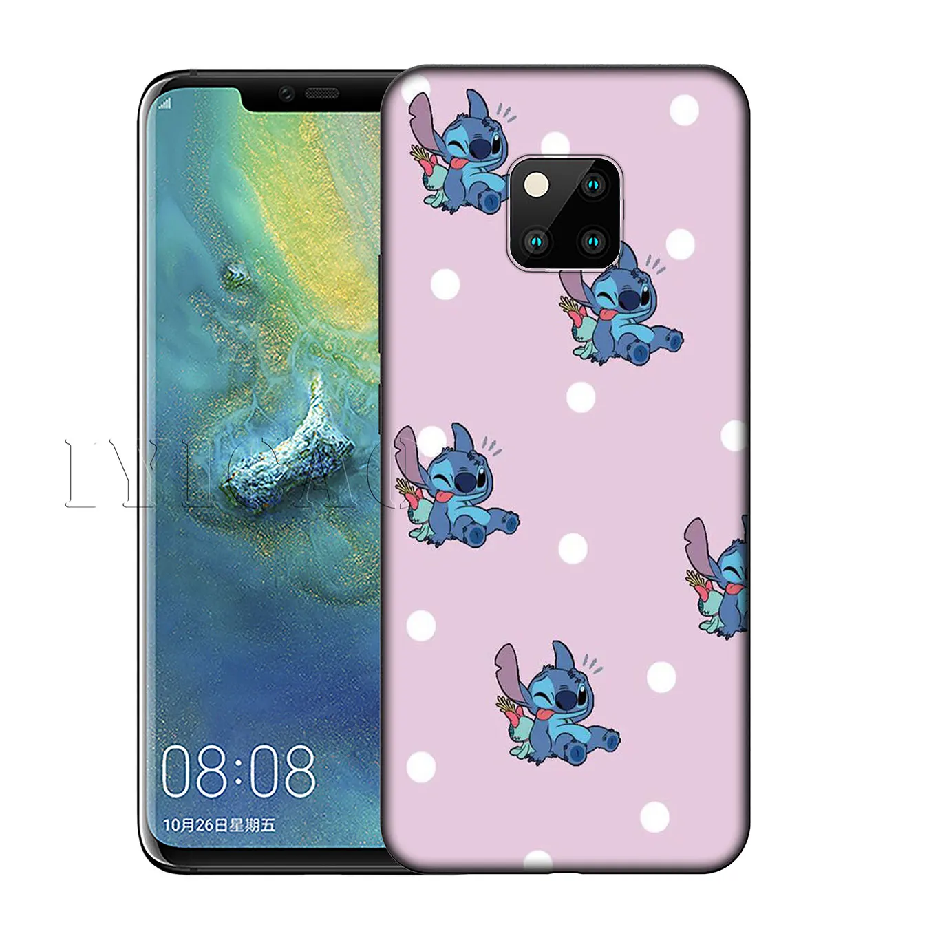 IYICAO милые мультфильм Стич силиконовый мягкий чехол для huawei Nova 3 3i 2i коврики 20 10 Pro