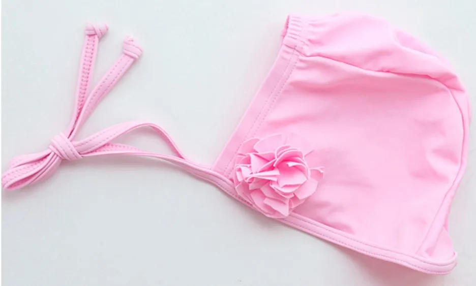 

2020 Cute Child Bikini Swimsuit Swimwear Bathing Suit For Kids Baby Biquini Children Swimwear Beach Baby Kids Bikini With Cap