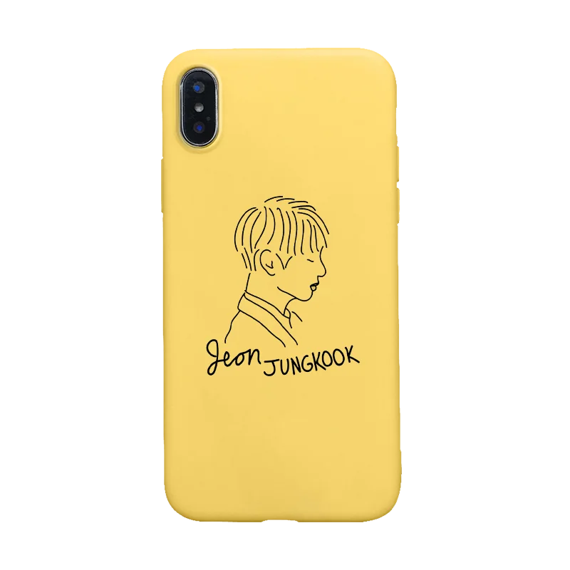 Euphoria Boys KPOP Mans мягкий силиконовый черный чехол для телефона чехол для iPhone 5 5S SE 6 6s 7 8 plus X Xs XR MAX kim namjun seokjin - Цвет: Y-1081