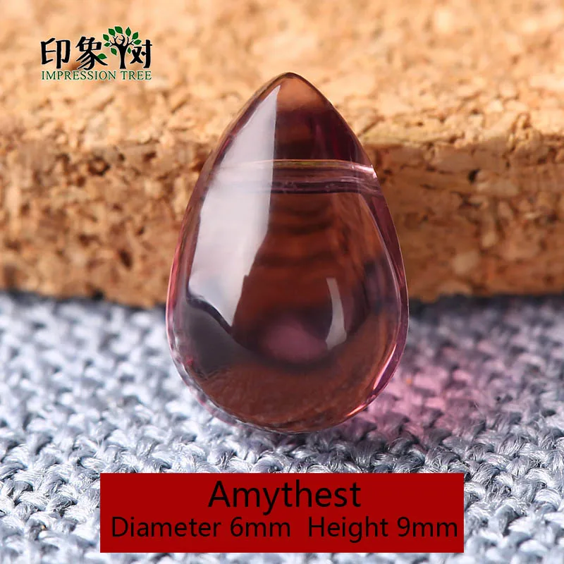 Amythest 10pcs Стеклянные бусины в форме капли, 10 шт., 9х6 мм, кристаллические бусины ручной работы для ожерелья и серег, фурнитура для самостоятельного изготовления ювелирных украшений, модель 16012 - Цвет: Amythest 10pcs