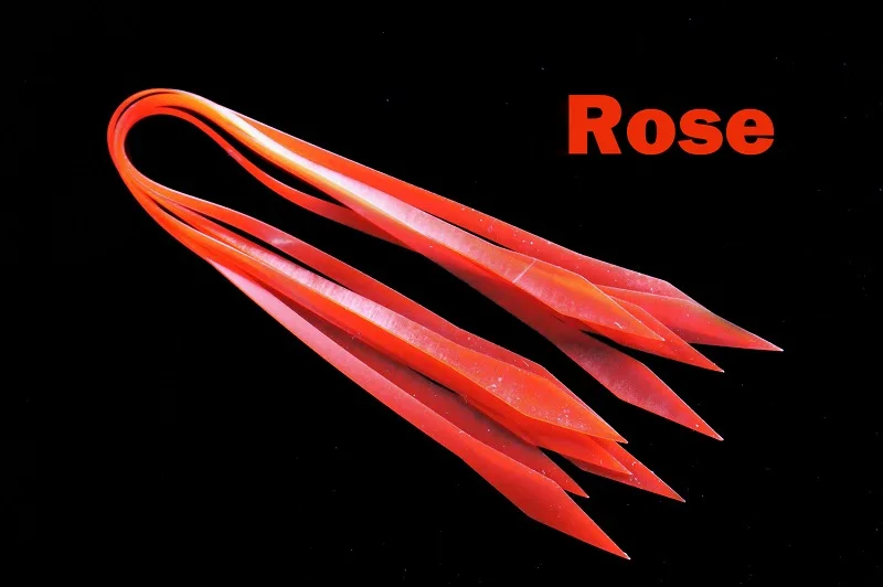 Rose Tigofly 20 шт./партия рыболовные Силиконовые юбки DIY SpinnerBait Buzzbait кальмары резиновые приманки с крючками делая Стример Летать связывая материалы - Цвет: Rose