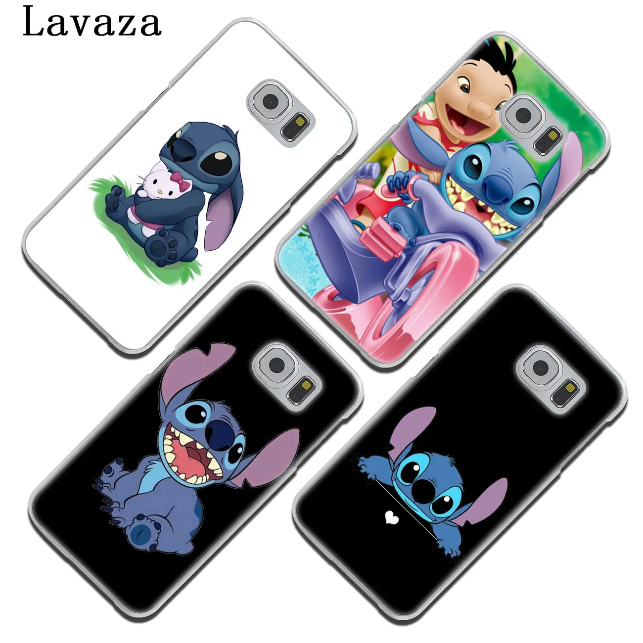 Милый жесткий чехол для телефона Lavaza Lilo Stitch Samsung Galaxy S7 S6 Edge S8 S9 + S10 Plus