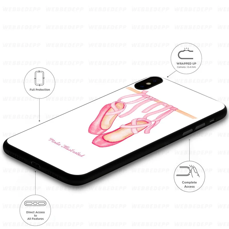 Ballerina Dance Ballet Soft Case for Huawei Mate Honor 20 6A 7A 7C 7X 8 9 9X 10 View Lite Pro 30 |