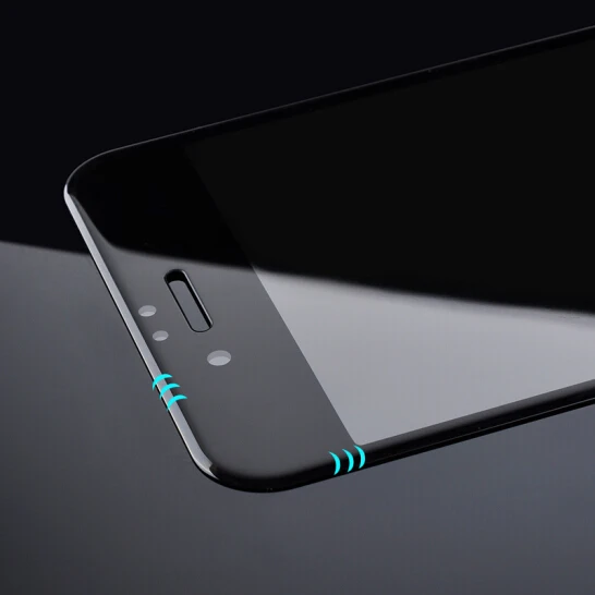 9H 3D изогнутое углеродное волокно с мягкими краями закаленное стекло для iPhone 6 6S Plus Защитная пленка для экрана телефона для iPhone 7 8 x