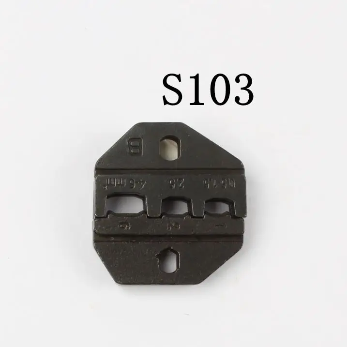 S06WF2C S103 S03B S1510TX S06FL S0625WF штамповки наборы для AM-30 LS обжимной Пилер инструмент машины модули челюсти - Цвет: S103