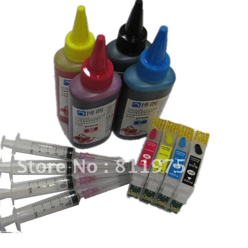 73 73N T0731N переливающийся чернильный картридж для epson Stylus T13 TX121 C79 C90 C92 C110 CX3900 CX4900 CX5500