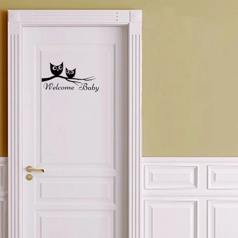 Добро пожаловать Детская Наклейка Виниловая наклейка на дерево домашняя спальня
