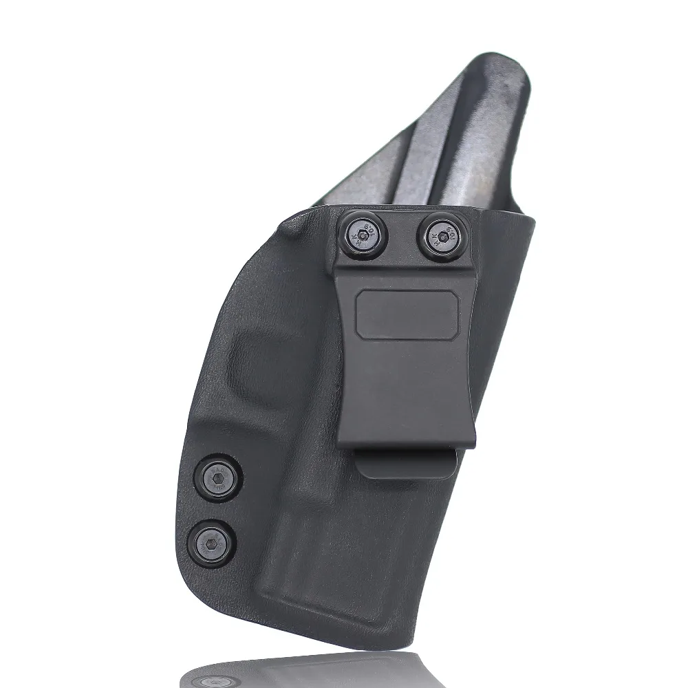 Черная кобура IWB Kydex для пистолета Glock 26 с быстрой опорой | Спорт и развлечения