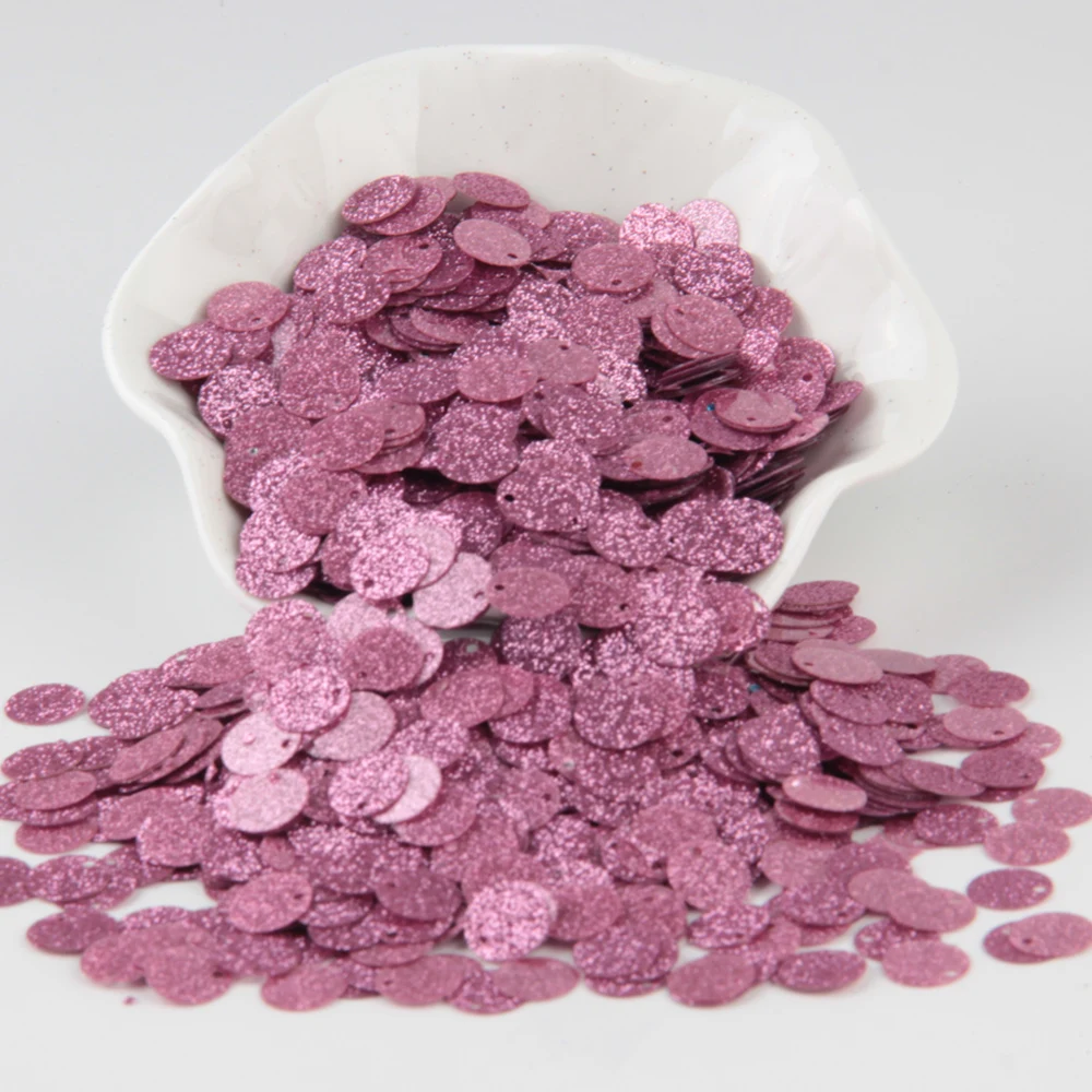 10mm glitter purplpk Розовые блестки 3 мм-30 мм плоские круглые ПВХ свободные пайетки для рукоделия блестки Швейные украшения DIY аксессуары Lentejuelas Para Coser - Цвет: 10mm glitter purplpk
