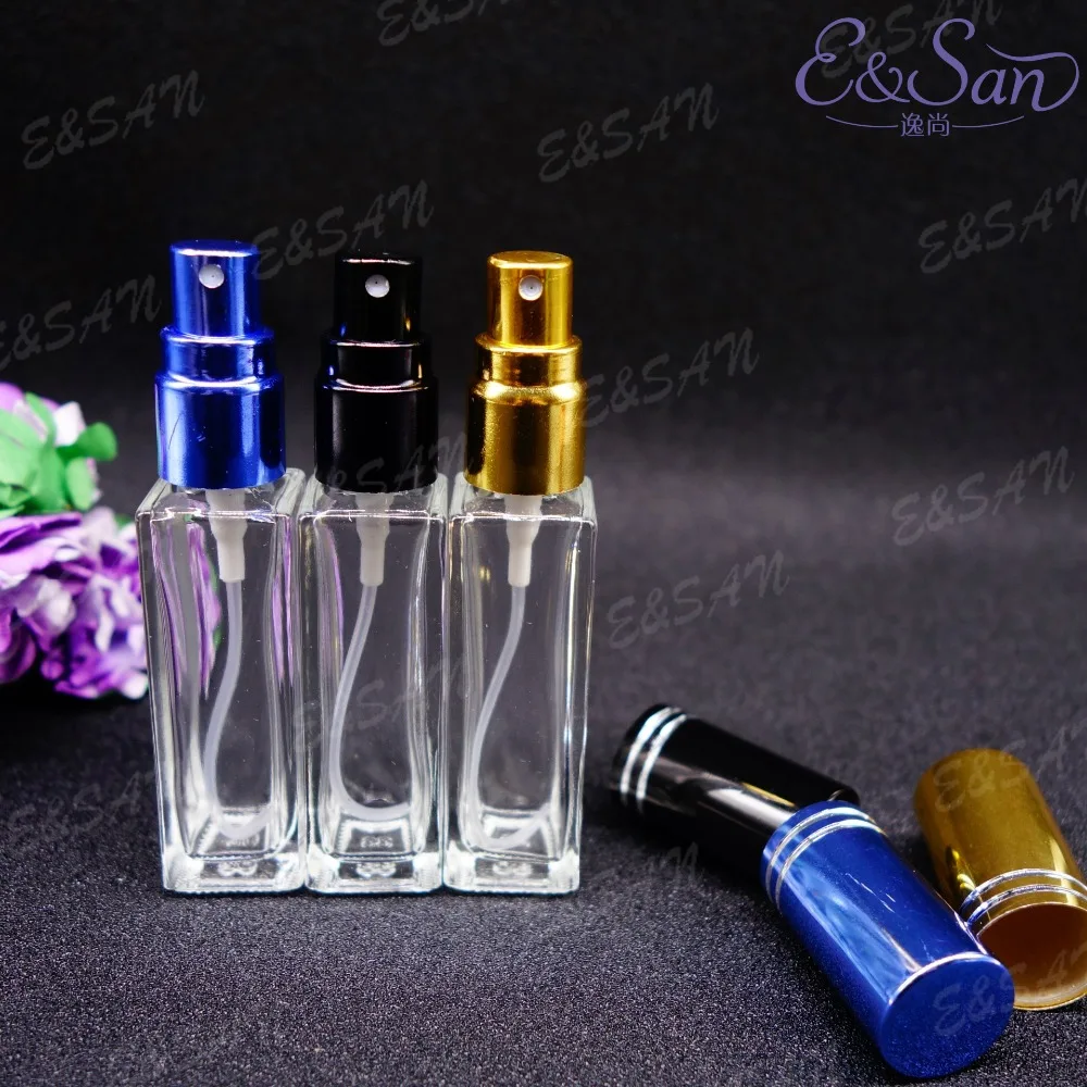 FX571 9ML прозрачная длинная квадратная стеклянная бутылка косметика парфюмерный