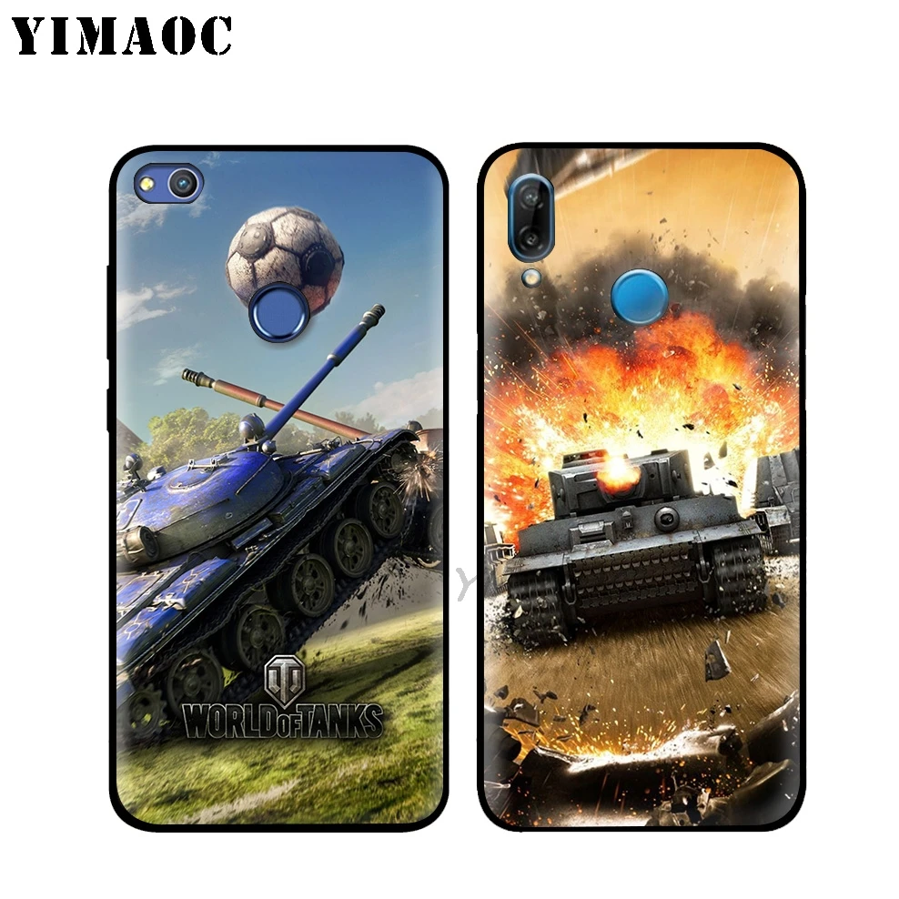 Мягкий чехол YIMAOC World Of Tanks для Huawei Honor Mate 20 9X Note 10 Pro 8X 8 6A 7A 7X 7C Y9 Y7 Y6 Prime 2018 2017 View |